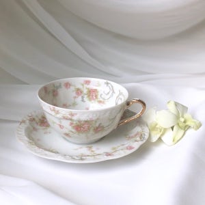 하빌랜드 프린세스 빈티지 찻잔 커피잔 소서 세트 앤틱 홍차잔 수입그릇