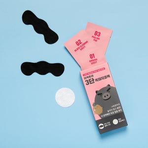 [미팩토리] 블랙헤드제거 모공관리 더 커진 3단 흑돼지코팩 3매입