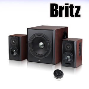 브리츠 BR-4390BT / 2.1채널 PC 우퍼 스피커 블루투스 TV 연결 Optical 150w