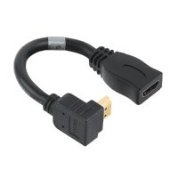 HDMI 좁은공간 ㄱ 꺾임 PC 모니터 연결 케이블 연장잭 젠더