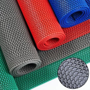 미끄럼방지매트 격자 야외 수영장 욕실 고무 매트 패드 바닥 발판 4T 90cm 15M