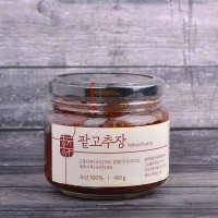 황토방에서 발효시켜 담백한 맛을 담은 전통찹쌀팥고추장 450g