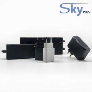 대한민국 SKYPLUS 어댑터 DC 12V 전원 12V0.5A(3구접지 / 코드포함) KC인증품