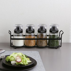 시노글라스 스마트 양념병 블랙/그린 160ml 5P세트