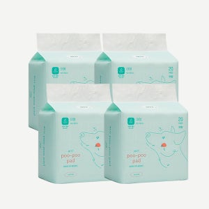 아르르 오리지날 푸푸패드 대형 강아지 배변패드 4개 SET (80매)