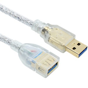 넥시 USB3.0 연장 케이블 AM AF 노이즈 필터 1m, 1개