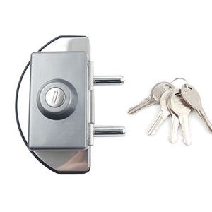 강화도어 유리문잠금장치 현관문 외문 양문 G300반달