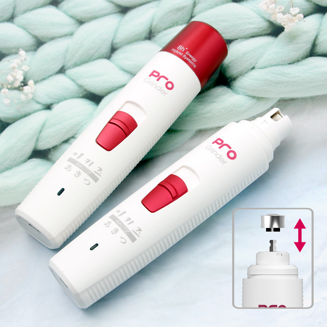 [ 프로그라인더 ] 발톱관리 충전식 전문가용 강아지 고양이 발톱갈이 애견용품 아키즈