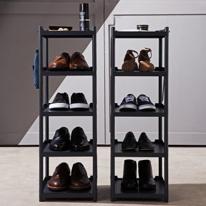 아파트 좁은현관 조립식 신발장 신발 정리선반 보관함 슈즈렉