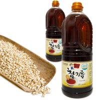 청정식품 통깨 참기름 1.8L 업소용 대용량