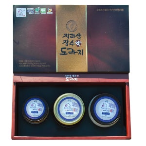 지리산 6년 장수 약도라지 도라지 선물세트1호 (청,가루,환)