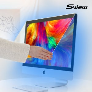 에스뷰 모니터 블루라이트 청색광 차단 필름 거치식 필터 SBFHC-22C