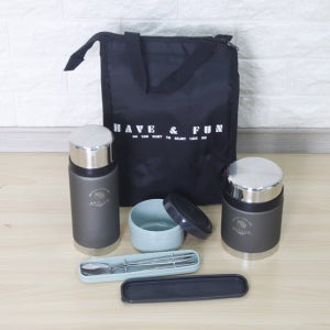 아폴로 APL-2200 보온죽통 보온병세트 죽통 보온물병 혼합