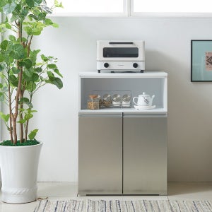 800수납장 냉장고장 그릇장 주방 부엌 밥솥 2단수납장