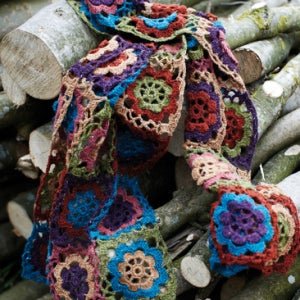 손뜨개 DIY 트위드 모티브숄&머플러(동영상+도안)