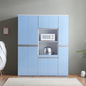 1800주방수납장 냉장고장 그릇장 주방 부엌 키큰 틈새장 렌지대 수납장 6단선반 팬트리