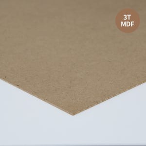 MDF재단 얇은합판 나무판재 3T 일반 35U E0 100mm X 200mm/0.1kg