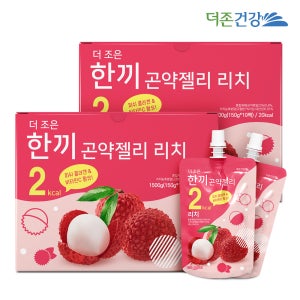 더존건강 한끼 곤약젤리 리치 150g 10팩 2박스