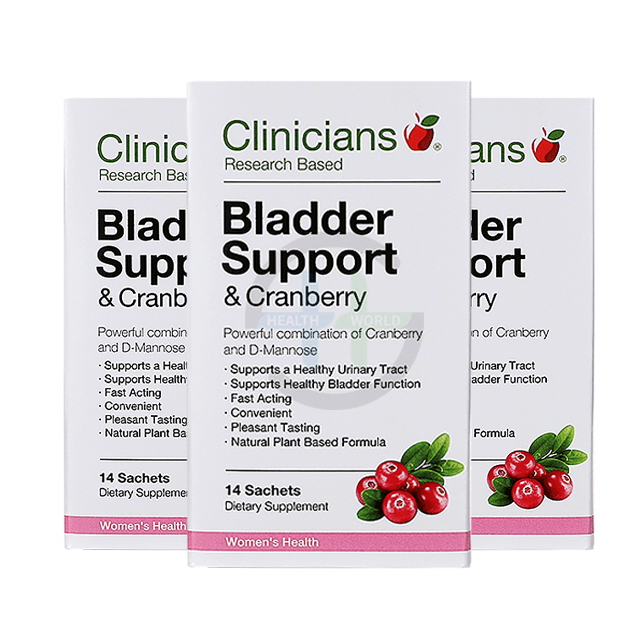 <b>블래더</b>(방광) <b>서포트</b> &amp; 순수 크렌베리 14포 3개 과립 클리니션스