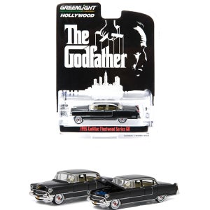 미국 그린라이트 영화 대부 1955 캐딜락 플릿우드 클래식 블랙 64스케일 다이캐스트 미니카