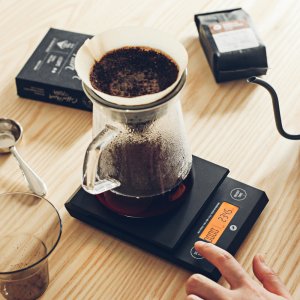 가정용 디지털 커피 타이머 전자 저울 커피저울 1kg 브루잉 드립스케일