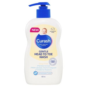큐래쉬 베이비케어 소프프리 바디워시 400ml