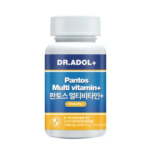 닥터아돌 판토스 멀티비타민+ 미네랄 60정 1개월