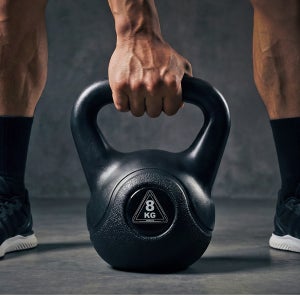 이고진 블랙 케틀벨 덤벨 아령 크로스핏 웨이트 근력 운동 8kg