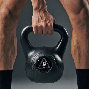 이고진 블랙 케틀벨 덤벨 아령 크로스핏 웨이트 근력 운동 12kg