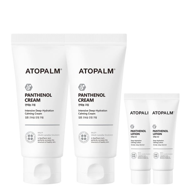 아토팜 판테놀 크림 80mlx2개+로션 23ml 2개 집중 고보습 진정 크림