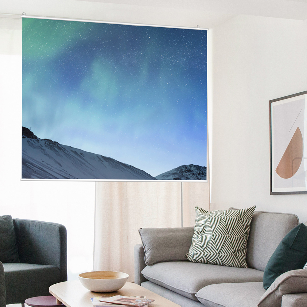 아라크네 프로젝터 빔스크린 족자타입 가로80cm x 세로65cm