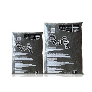 수족관 세틀 수초 수초용 바닥재 어항 모래 구피 산처리 자연흑사 8kg
