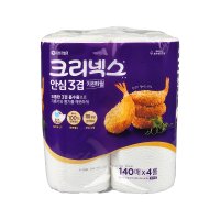 크리넥스 안심 3겹 키친타올 프리미엄 140매 X 4롤