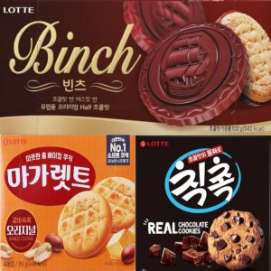 1+1+1 마가렛트 빈츠 칙촉 대용량간식 개별포장 과자