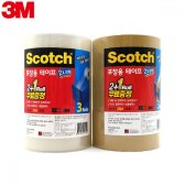 3M 스카치 포장용 테이프 3625V 3개입 2종 택1