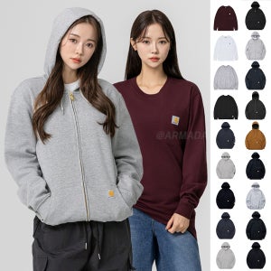 칼하트 써멀 미드웨이트 후드집업 후드티 맨투맨 긴팔티