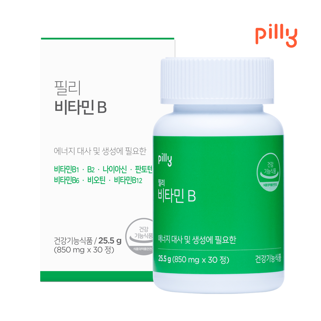 필리 고함량 비타민B 컴플렉스 30캡슐, 1개