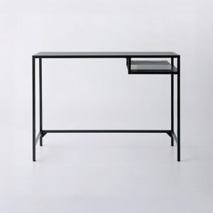 TETOS 책상 10036 1000mmx360mmx740mm, 블랙 9104.1034