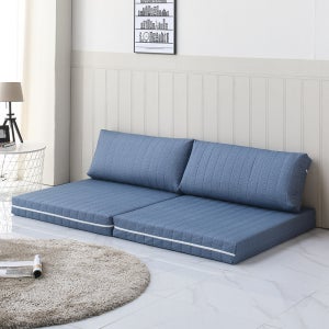 스마트폼 2단접이식 메트리스 MS 침대 바닥 메모리폼 불면증 손님용 숙면 고탄성 누빔