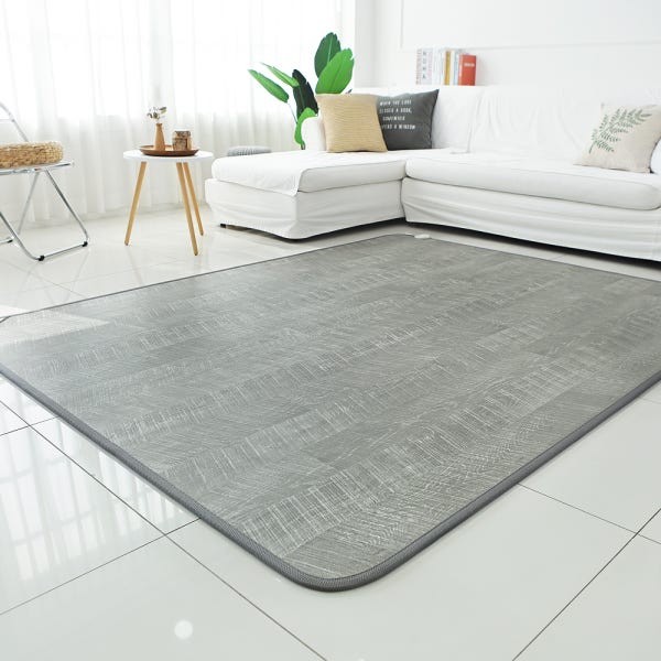 한일메디칼 온돌왕 전기장판 탄소 거실 한일전기매트 EMF 빈티지그레이 100x183cm