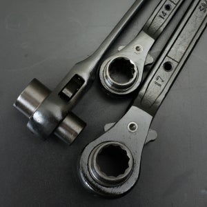 SMATO 롱 라쳇렌치 12mm/14mm 견삭기 깔깔이 복스렌치스패너