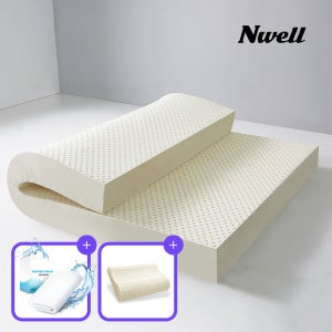 느웰 천연라텍스매트리스 허리에 좋은 탄탄한 침대 수면매트 1인 자취 매트릭스 15cm S