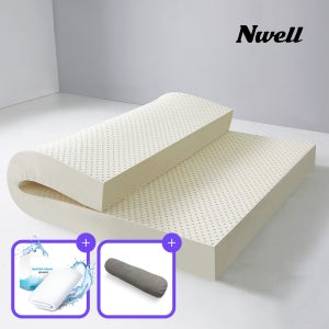 느웰 허리에 좋은 천연라텍스 바닥 거실 침대 라텍스매트리스 15cm, S(싱글), 미디엄