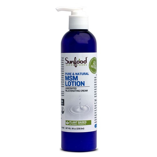 (해외)(<b>썬푸드</b>) 식이유황 로션 (<b>MSM</b>) 8oz (236.6ml)(무향)