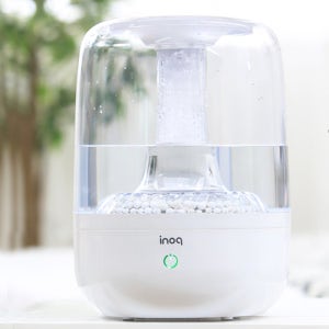 Inoq 저소음 상부급수 간편통세척 초음파가습기 4L 화이트색상/가정용가습기 사무실가습기