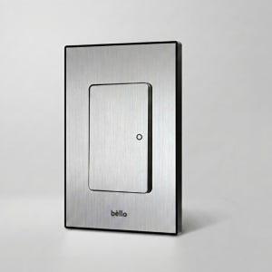 위너스 벨로 실버 전기 전등 스위치 커버 1구