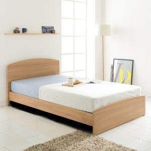 미코퍼니처 에디스 PVC 헤드형 침대 프레임 S(싱글), 오크