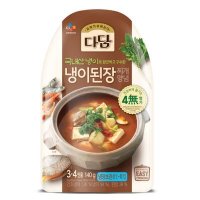 씨제이 다담 냉이된장 찌개 양념 140G