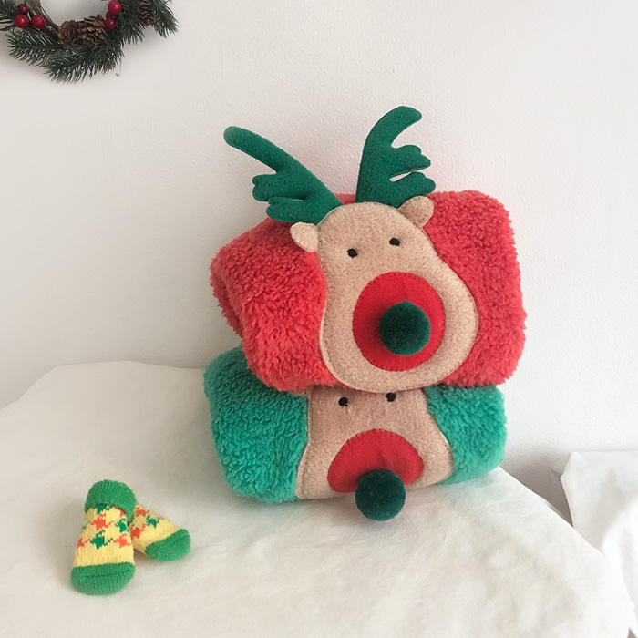 오구오구 강아지옷 크리스마스 루돌프맨투맨