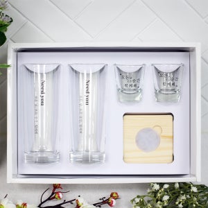 모든날 글씨 레터링 텀블러잔 세트 센스있는 집들이선물세트 유리잔 유리컵 맥주잔 술잔